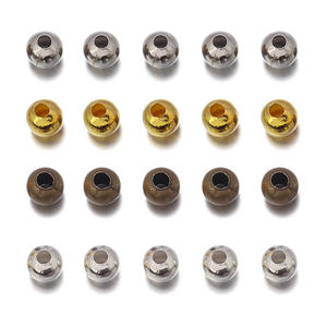 ลูกปัดคั่นระยะโลหะผสม300ชิ้น/ถุงลูกปัดโลหะ2-12มม. การทำเครื่องประดับ DIY - Product Image 4