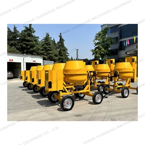 Obral mesin campuran beton mesin bensin Diesel tipe Trailer tangki pencampur semen kualitas tinggi - Product Image 4