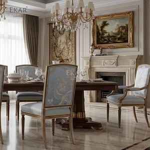 Muebles EKAR |   Silla de Comedor Neoclásica <span class=keywords><strong>Celeste</strong></span> Heritage - Asientos Clásicos Americanos de Lujo - Product Image 5