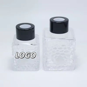 Wholesale Small Volume 50ml <b>Reed</b> <b>Diffuser</b> with Square Glass <b>Bottle</b> - Product Image 1