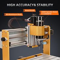 3018 Plus2.0 CNC coupe sculpture bois acrylique MDF PCB plastique cnc bois routeur 500w broche 3 axes tout métal fraiseuse