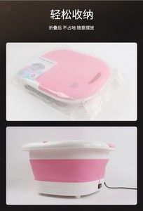 Silla de masaje de pies eléctrica de calentamiento rápido plegable máquina de masaje de baño de Spa de pies con burbuja para pies cansados relajación lavabo - Product Image 6