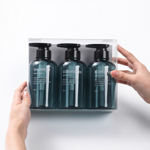 Nuovo Design OEM Printing 150ml 200ml 300ml plastica vuota chiaro essenza olio per animali con tappo a vite in alluminio - Product Image 3