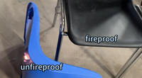 Chaise de conférence empilable en plastique ignifuge, avec système d'interverrouillage, pour événements et bureaux, avec pieds chromés et impression de logo