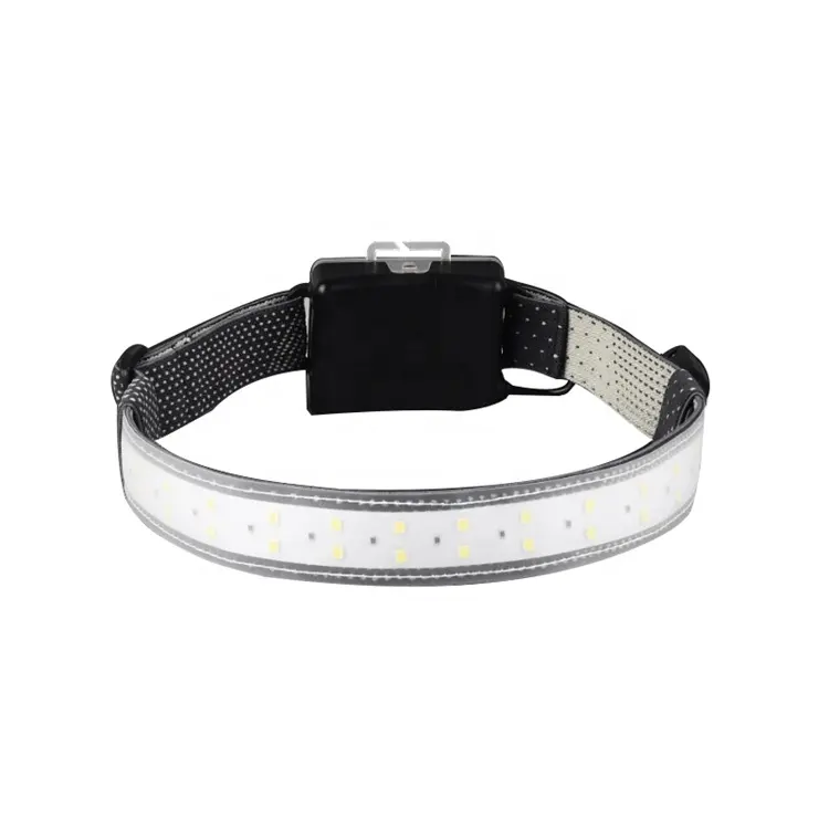 Cheap Lightweight Outdoor Emergency Led Strip Head Lights AA Dry Battery Powered Headlamp