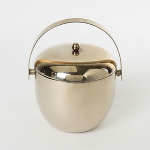 Stainless <b>Steel</b> Round Casserole <b>Pot</b> With Lid Insulated Food Warmer Container Minimalist Design For Gas And Induction Cooker - Product Image 1