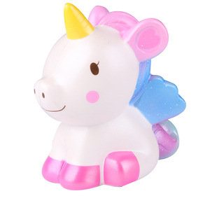 Pu Foam Sitting Unicorn Slow <b>Rebound</b> Toy For Kids 2 4 Years Unisex Fidget Toy - Product Image 2