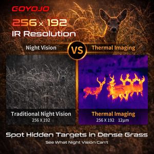 GOYOJO G210 <b>Thermal</b> Monocular 256x192 Infrared Night Vision <b>Camera</b> Scope for Hunting Camping Outdoor Adults - Product Image 3