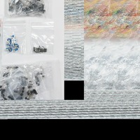 Kit de composants électroniques de 1900 pièces comprenant un assortiment + condensateurs + résistances + LED + transistors + connecteurs + amplificateurs opérationnels