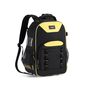 Mochila Portaherramientas con Correas <span class=keywords><strong>de</strong></span> Sujeción Externas, Organizador <span class=keywords><strong>de</strong></span> Herramientas Multibolsillos para Electricistas y Técnicos, Bolsa <span class=keywords><strong>de</strong></span> <span class=keywords><strong>Trabajo</strong></span> Resistente - Product Image 1