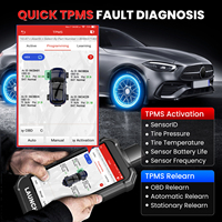Herramienta de Diagnóstico para Autos Launch Creader TPMS 5011 V2 OBD2, Lector de Códigos con Pantalla LCD Negra, 12 Funciones de Reinicio y Actualización Gratuita