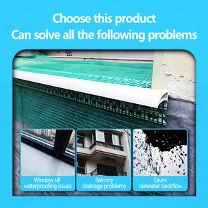 Profilo di Gocciolamento Composito in PVC + <span class=keywords><strong>Rete</strong></span> di Fibra di Vetro per Impermeabilizzazione di Pareti Esterne e Grondaie - Product Image 6