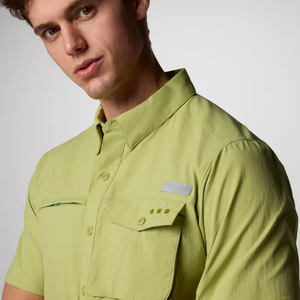 Camisa de pesca con botones, sublimada, de poliéster microfibra, camuflaje, estilo aborigen, talla extra grande, para campamento de atún. - Product Image 4