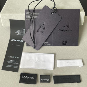 Individuelle Marken-Etiketten & -Labels: Umweltfreundliche Geprägte Papier-Anhänger für Kleidung, Taschen, Schuhe - Product Image 3