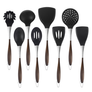 Manjia-Ensemble d'ustensiles <span class=keywords><strong>de</strong></span> <span class=keywords><strong>cuisine</strong></span> en silicone pour tréfilage en cuivre, poignée en acier inoxydable, spatule pour ustensiles <span class=keywords><strong>de</strong></span> <span class=keywords><strong>cuisine</strong></span> antiadhésifs - Product Image 6