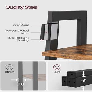 Étagère à échelle <span class=keywords><strong>VASAGLE</strong></span>, bibliothèque à 4 niveaux, étagère de rangement, bibliothèque avec cadre en acier - Product Image 4