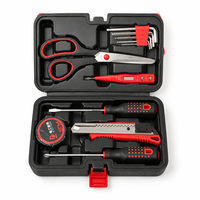 Ensemble d'outils de 12 pièces, ensemble d'outils à main pour la maison, kit d'outils de réparation avec étui de rangement pour l'entretien de la maison