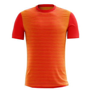 Camiseta de fútbol transpirable con sublimación de transferencia de calor, logotipo personalizado, camiseta de fútbol ligera para adultos - Product Image 1
