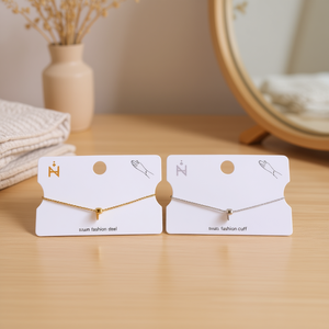 Bracciali a Polsino alla Moda in Acciaio Inossidabile, Design Minimalista, Gioielli da Donna, Accessorio Regalo - Product Image 3