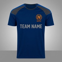 Maillots de football personnalisés de haute qualité provenant d'une usine de référence, chemises de sport en polyester respirant à séchage rapide avec logos personnalisés