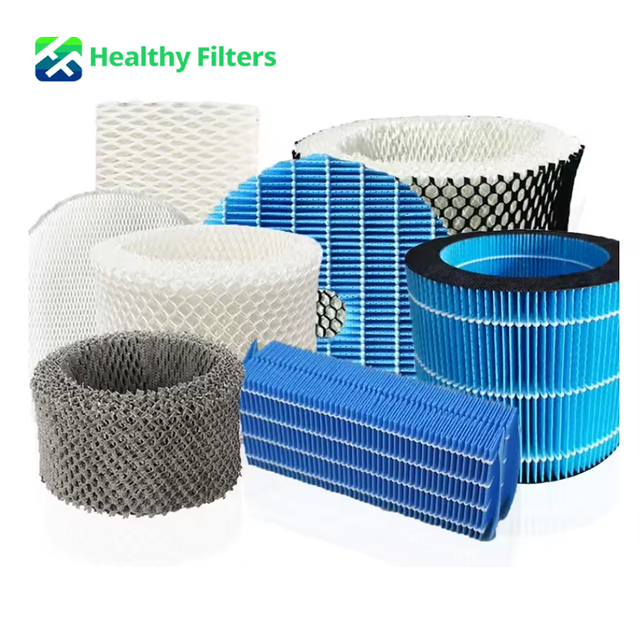 Aluminum Foil Evaporative Water Cooling Pad Air Humidifier Replacement Filters Wick Filters Automatic Humidity Control CE/ISO
