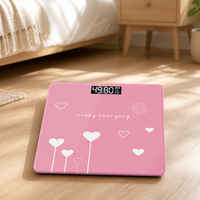 Balance électronique numérique professionnelle 180 kg avec Bluetooth, analyseur de graisse corporelle, écran LCD rétroéclairé en verre trempé, pour salle de bain domestique