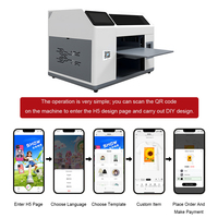 Machine d'impression DTG mobile à code QR, format A3, pour t-shirts, imprimante textile numérique DIY pour magasins de vêtements – Meilleures ventes