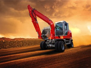 Superventas Mini 4 ruedas motrices 8 toneladas XG8075W cubo rueda excavadora juguetes nueva rueda maquinaria de movimiento de tierras <span class=keywords><strong>motor</strong></span> núcleo del <span class=keywords><strong>Motor</strong></span> - Product Image 2