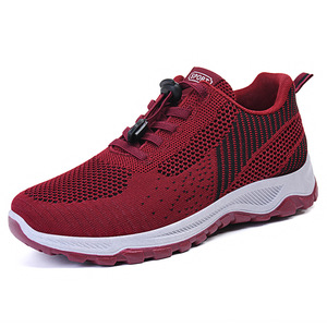 Light Mesh Upper EVA Sole Cotton Lining Flat <b>Heel</b> All Seasons Running Athletic Solid Women Classic Casual Slip-On Shoes - Product Image 6