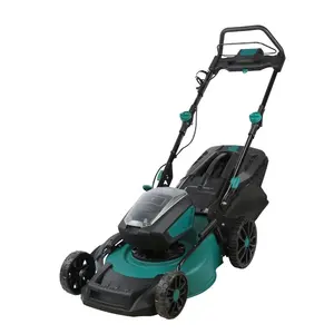Professional 40V Cordless Portable Battery Operated Hand Push Electric Lawn Mower with 50L Grass Bag Box grass mowing