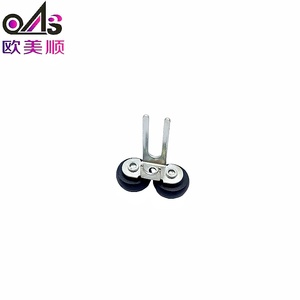 Roulettes <span class=keywords><strong>de</strong></span> meubles durables en nylon et fer, roulettes supérieures pour portes <span class=keywords><strong>de</strong></span> <span class=keywords><strong>placard</strong></span>, roulettes coulissantes pour armoires, roulettes à pousser-tirer en zinc. - Product Image 6