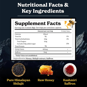 Solilan Bán Buôn OEM Nhãn Hiệu Riêng Halal Vegan 30 Gậy Tinh Khiết Himalaya shilajit Mật Ong Sticks Với Hữu Cơ Mật Ong Và Nghệ Tây - Product Image 4