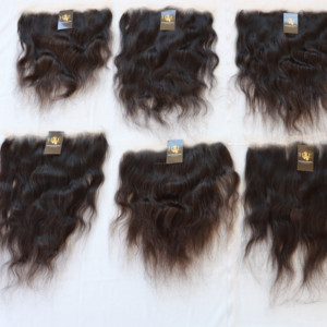 Tissage en lot naturel indien en dentelle suisse vierge HD avec closure frontale en cheveux humains brésiliens 613 - Product Image 4