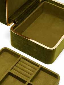 Wholesale Mailer Box Green <b>Velvet</b> <b>Jewelry</b> <b>Boxes</b> Set for Necklace and Bracelet - Product Image 4