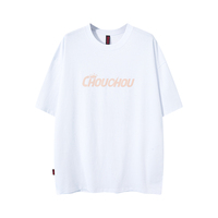 T-shirts graphiques pour hommes surdimensionnés à épaules tombantes personnalisés 100% coton Hip Hop