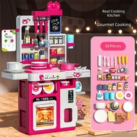 Ensemble de cuisine pour enfants Ds Kids Play, jouets complets de simulation de cuisine, ustensiles de jeu d'imitation pour enfants