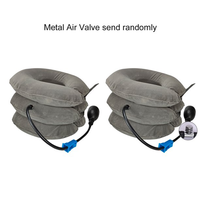 Dispositif médical de traction cervicale gonflable en flanelle semi-rigide personnalisé de haute qualité, réglable, confortable et léger