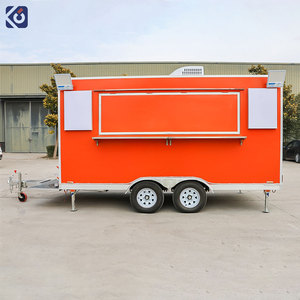 Camión de Comida Rápida Tipo Contenedor para Uso Comercial, con Cocina Completa, Estilo Retro, para Venta de Hamburguesas en la Calle - Product Image 2