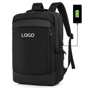 Échantillon gratuit Sac à dos décontracté pour homme, imperméable, pour ordinateur et école, avec logo personnalisé, en polyester - Product Image 6