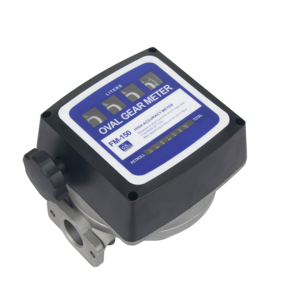 Hj高精度4桁機械式可変面積式オイルフローメーターカウンターFM-150 OEM金属ネジ工業用10-120 LPM 1 - Product Image 1
