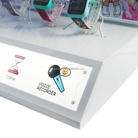 Boutique de gros personnalisée Éclairage LED Montre intelligente en acrylique Présentoir de comptoir Vitrine pour montre d'armoire Présentoir pour magasin de détail