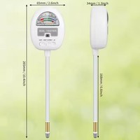 Nouveauté : Testeur de sol 4-en-1, mesure de l'humidité du sol, du pH, testeur de sol pour plantes de jardin, intérieur et extérieur