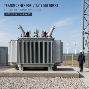 Transformateur de distribution triphasé immergé dans l'huile, 30 kVA, 400 V/415 V vers 10 kV/11 kV, 50/60 Hz - Product Image 2