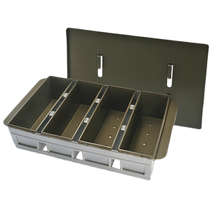 रोटी कारखाने के लिए 4 पट्टियाँ वाणिज्यिक सैंडविच लोफ पैन/बेकरी पैन/बेकरी पैन - Product Image 1