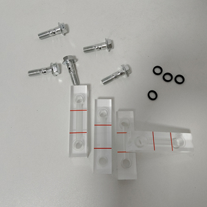 Jauge de niveau d'huile Manny YJ-095 avec fenêtre en verre pour la surveillance du niveau de lubrifiant du compresseur - Product Image 2