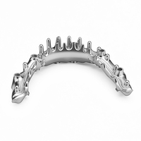 Prothèse complète en titane médical TC4 pour implants dentaires, pont Malo, usinage CNC, restauration complète, Ecolab pour laboratoire dentaire