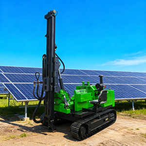 Pilote de pieu de forage à tarière: convient pour le forage dans les sols mous tels que les sols sablonneux et argileux dans les projets photovoltaïques - Product Image 1