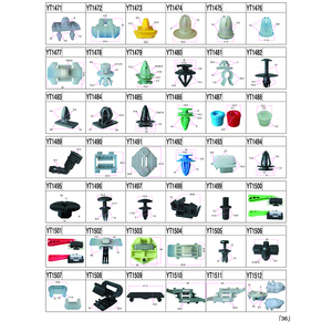 Fabrication de boucles de fixation pour l'intérieur des voitures, vis de réparation pour le plafond, fixation de la tapisserie de plafond, attaches en <span class=keywords><strong>plastique</strong></span> pour voiture, clips en <span class=keywords><strong>plastique</strong></span> - Product Image 2