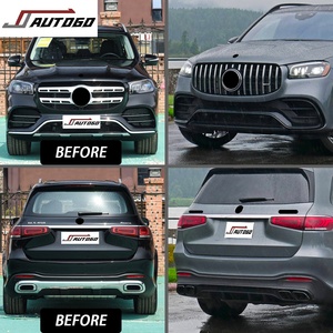 Kit de Carrocería de Material PP ABS de Nuevo Diseño para Benz <span class=keywords><strong>GLS</strong></span> 400 <span class=keywords><strong>450</strong></span> <span class=keywords><strong>4MATIC</strong></span>, Actualización a GLS63 AMG, Conjunto de Parachoques - Product Image 2