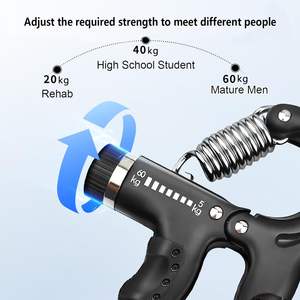 RS 5 Paquetes de ejercitador de extensión de mano, pelota <span class=keywords><strong>para</strong></span> aliviar el estrés y anillo de entrenamiento de antebrazo, <span class=keywords><strong>Kit</strong></span> fortalecedor de agarre de mano <span class=keywords><strong>para</strong></span> construcción muscular - Product Image 3